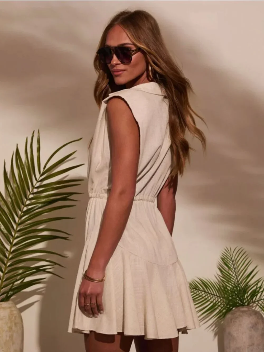 Gypsy Soul Shirt Mini Dress | Vici - Picture 3 of 3
